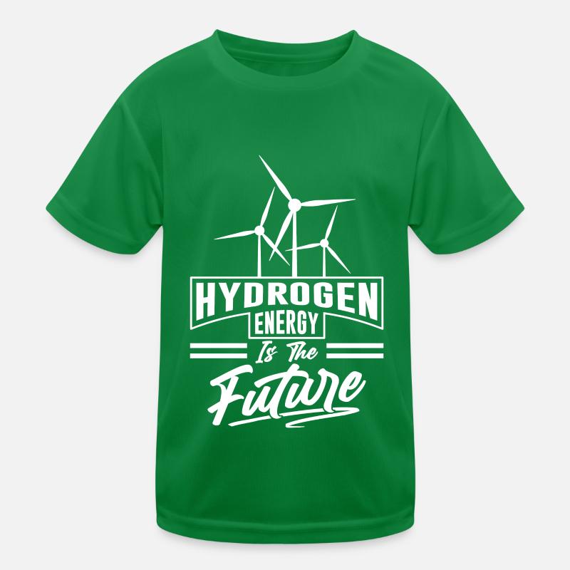 Hydrogen is the future Element Hydrogen Kids Functional T-Shirt