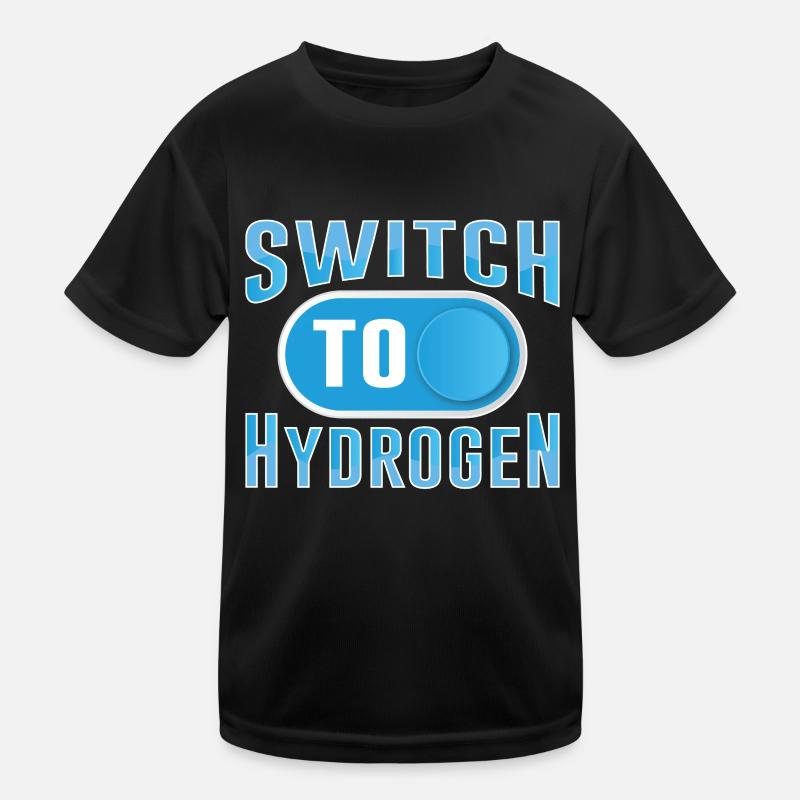 Switch to hydrogen element energy hydrogen Kids Functional T-Shirt