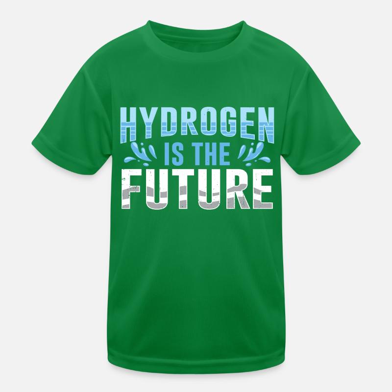 Hydrogen is the future Element Hydrogen Kids Functional T-Shirt