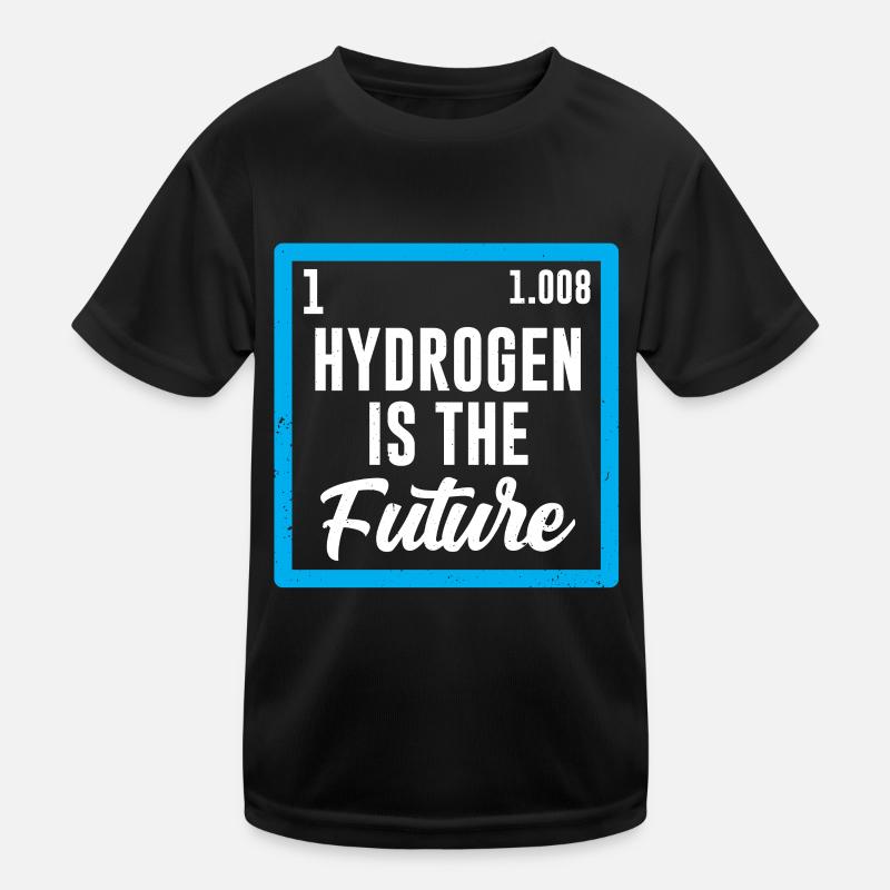 Wasserstoff Ist Die Zukunft Hydrogen Element Kinder Funktions-T-Shirt