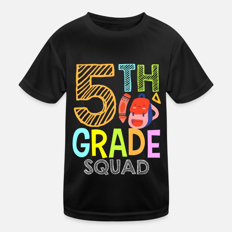Équipe de 5 classes École de cinquième année T-shirt sport Enfant