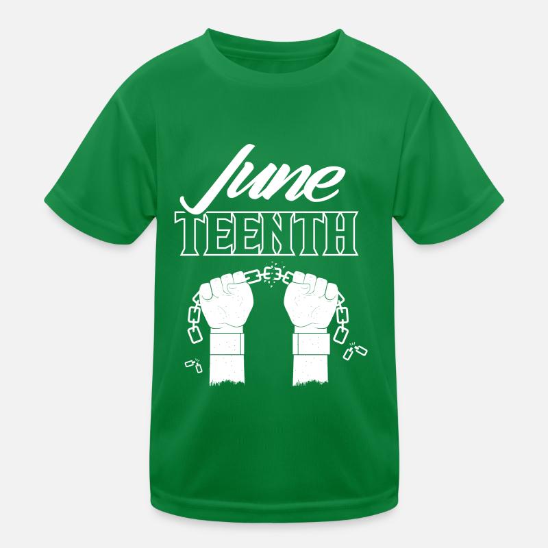 Juneteenth Black African American Afrika 1865 Kinder Funktions-T-Shirt