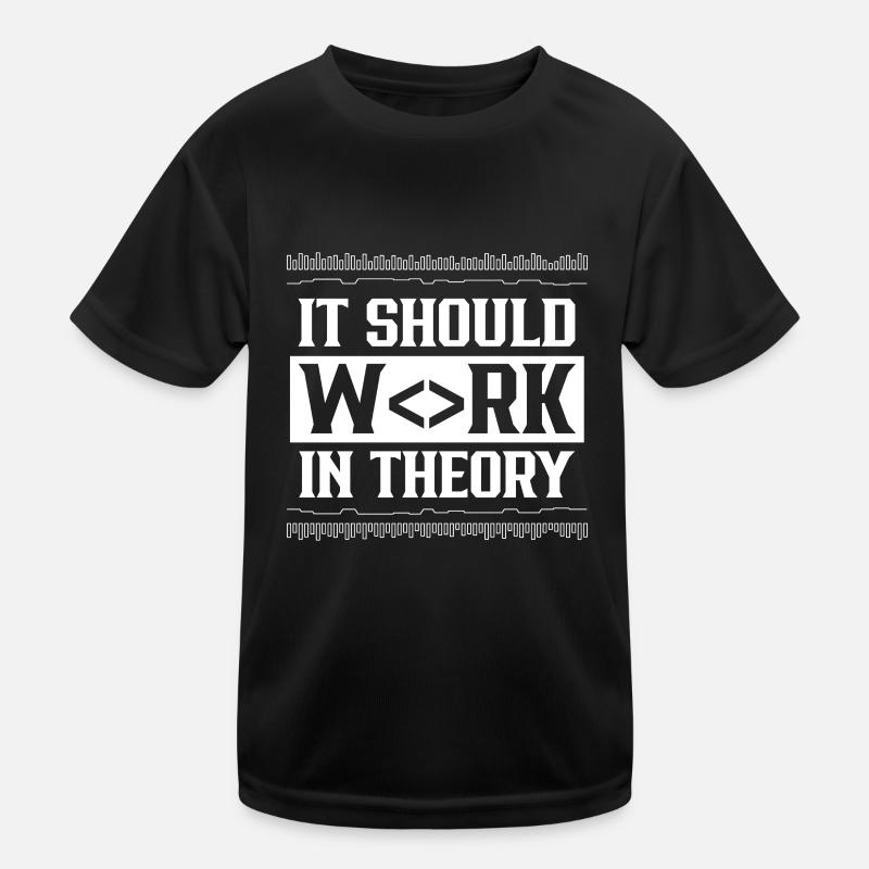 En théorie, il devrait fonctionner le codage de code T-shirt sport Enfant