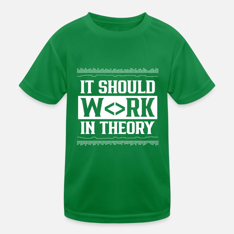 En théorie, il devrait fonctionner le codage de code T-shirt sport Enfant