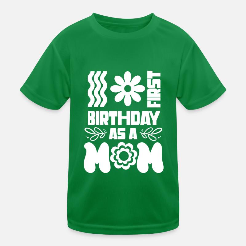 Erster Geburtstag Als Mutter Papi Vater Papa Kinder Funktions-T-Shirt