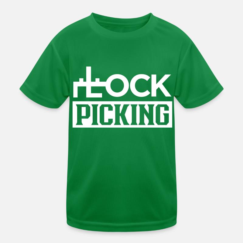 Lock Picking Lockpicking Schloss Knacker Knacken Kinder Funktions-T-Shirt