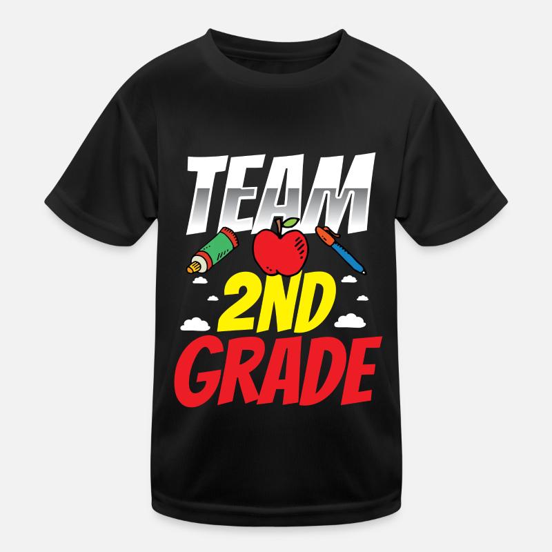 Team Second Class Second Grader School Teacher Kids Functional T-Shirt