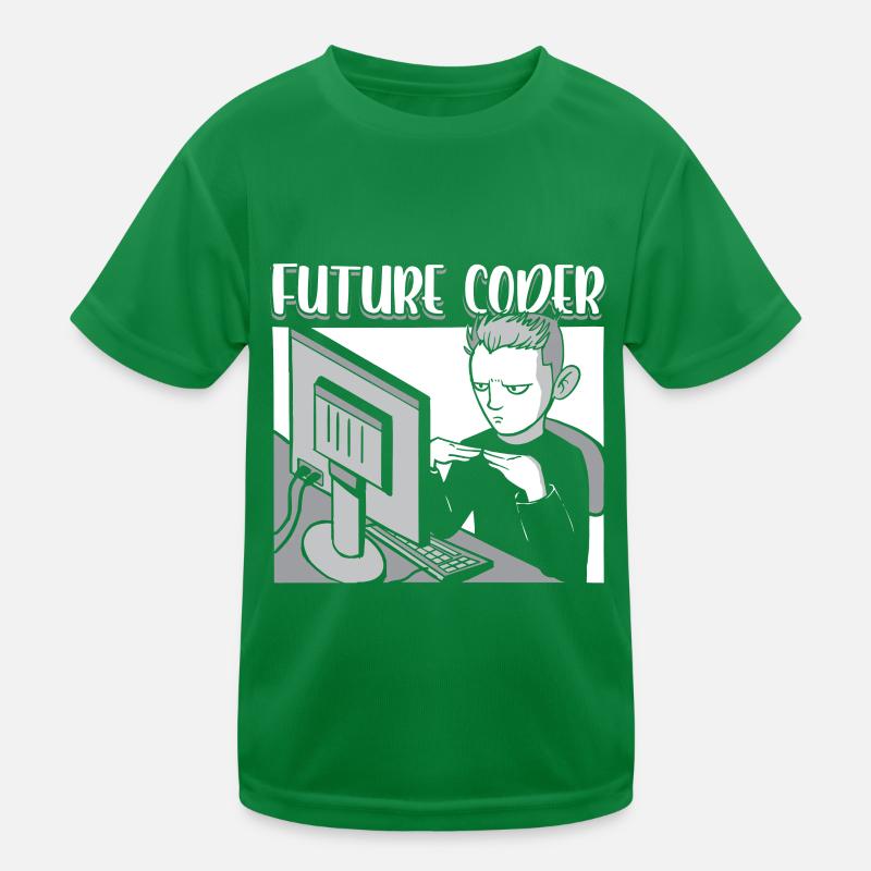 Zukünftiger Coder It Student Programmierer Coding Kinder Funktions-T-Shirt