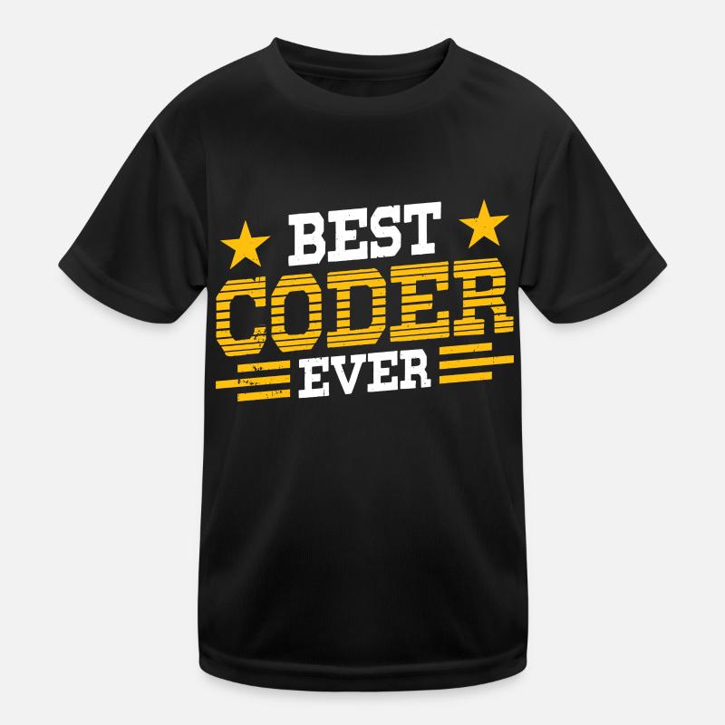 Best Programmer ever Code Coder Coding Kids Functional T-Shirt