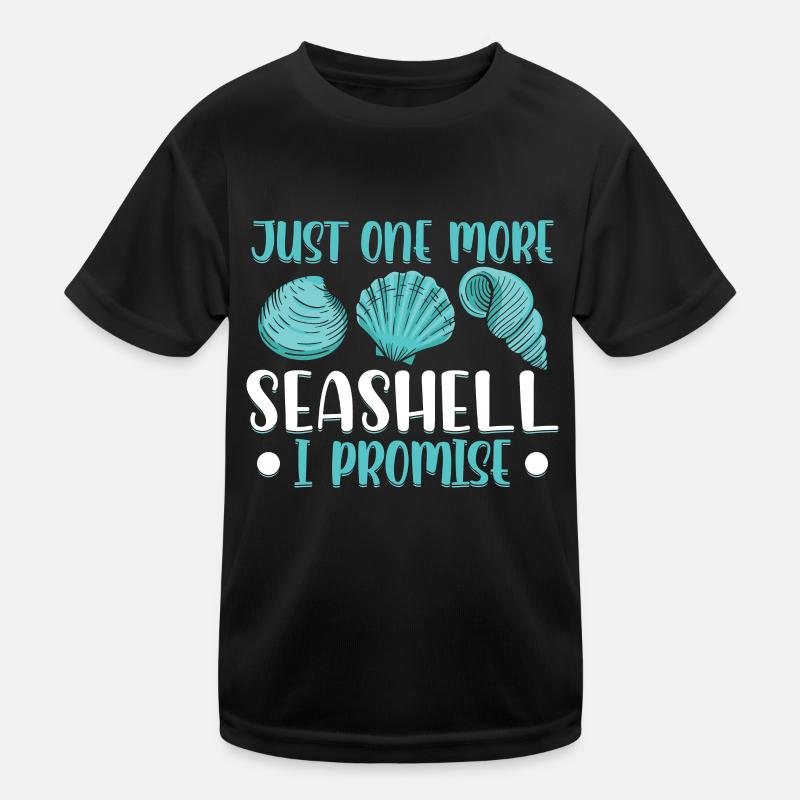 Only one more shell I promise it Mussels Kids Functional T-Shirt
