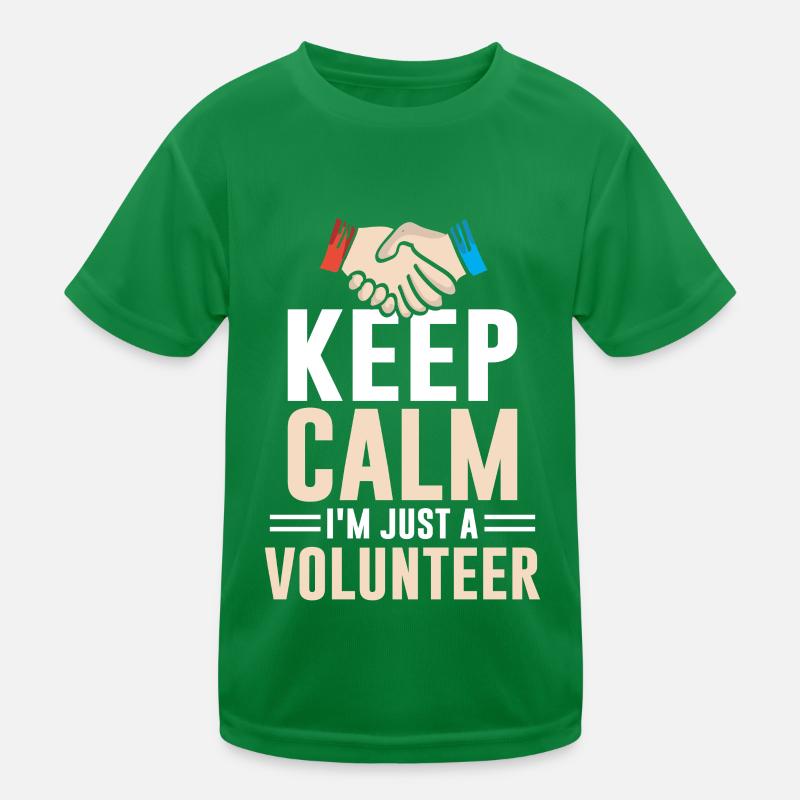 Keep calm I am only a voluntary profession Kids Functional T-Shirt