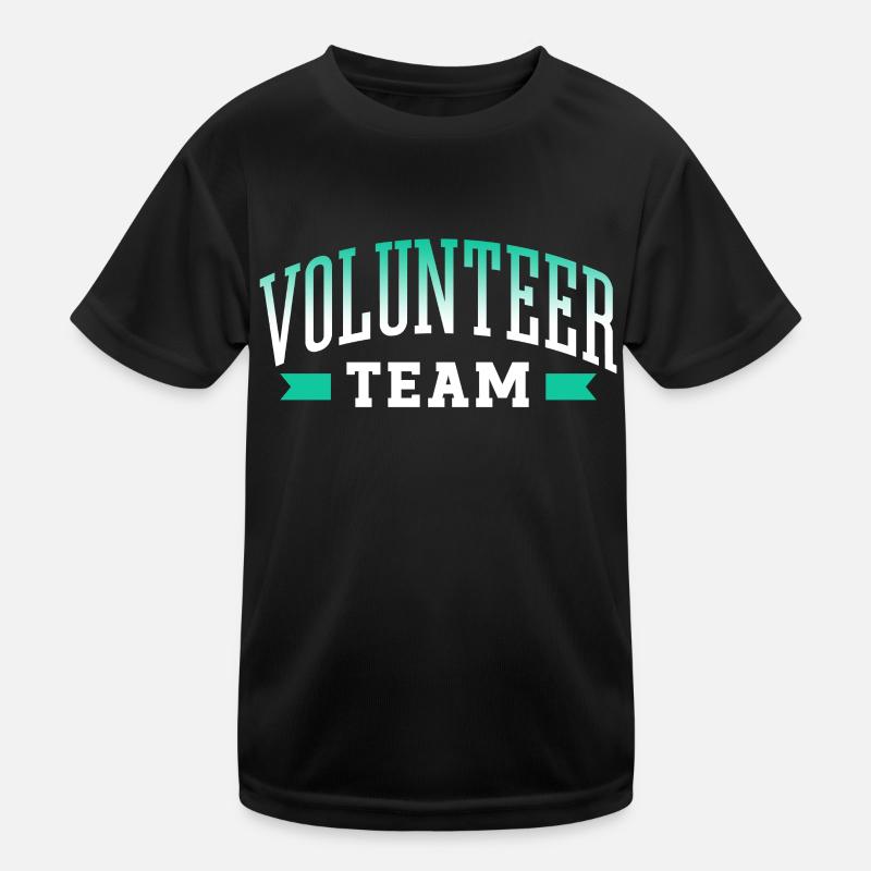Freiwilligen Team Beruf Freiwilliger Freiwillig Kinder Funktions-T-Shirt