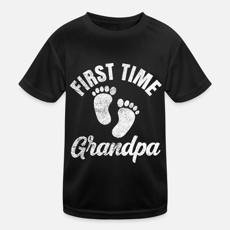 Das Erste Mal Opa Großeltern Erstes Mal Süß Kinder Funktions-T-Shirt
