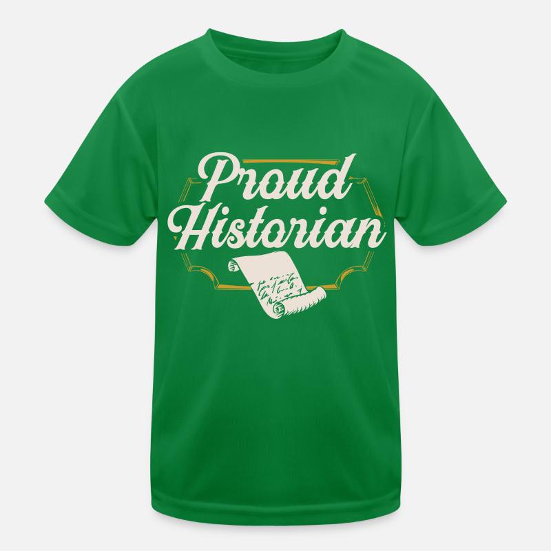 Stolzer Historiker Beruf Geschichte Historik Kinder Funktions-T-Shirt