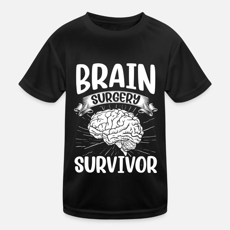 Brain Surgery Survivor Brain Surgery Kids Functional T-Shirt