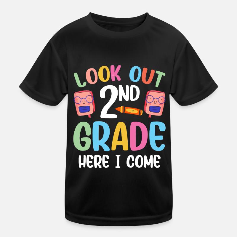 Attention second grade, I'm coming second graders Kids Functional T-Shirt