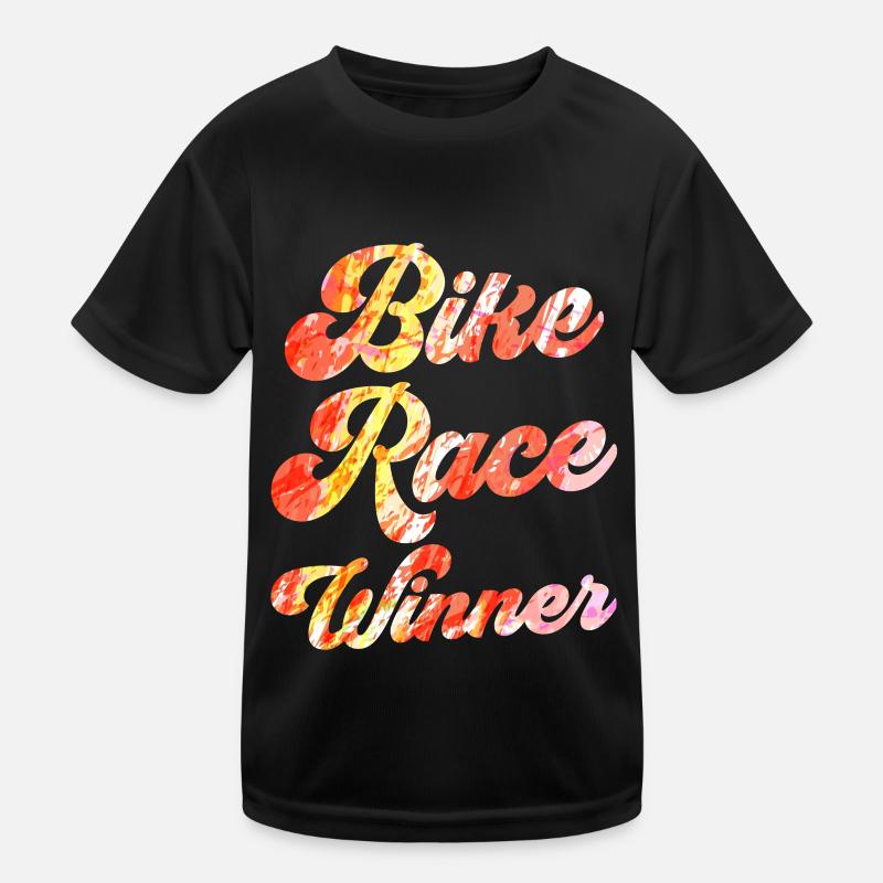Vainqueur de la course cycliste Cycliste Course cycliste T-shirt sport Enfant