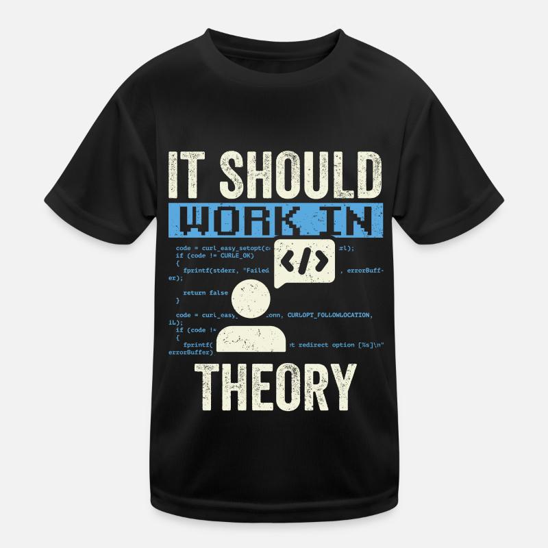 En théorie, il devrait fonctionner le codage de code T-shirt sport Enfant