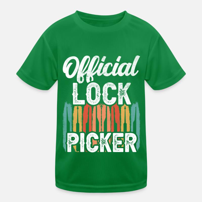 Serrure officielle Cracker Lock Pick Lock T-shirt sport Enfant