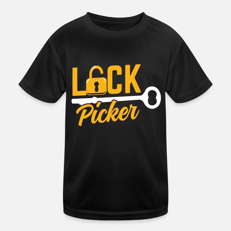 Lock Cracker Lock Picker Lock Lock Picking T-shirt sport Enfant