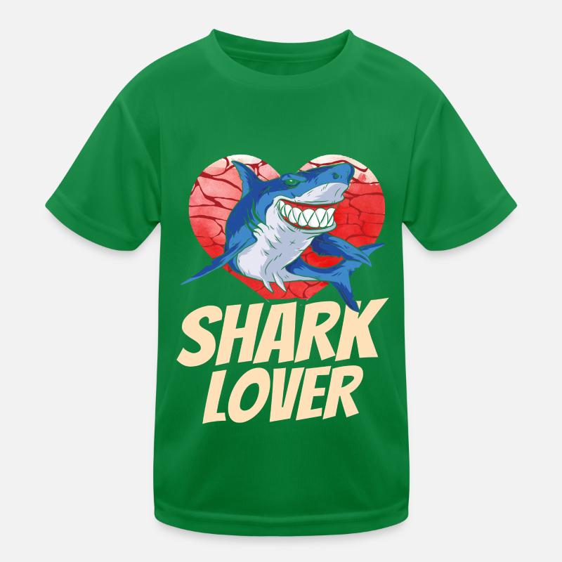Amateur de requin Dent de requin Requin Plongée avec requin T-shirt sport Enfant
