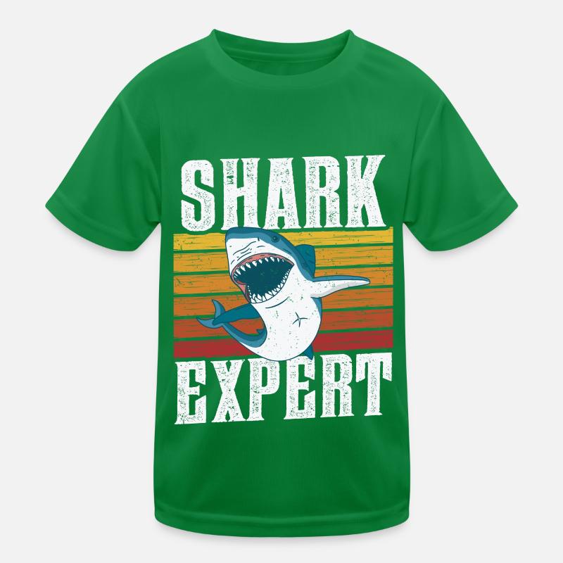 Shark Expert Requins Requins Plongée avec les requins Dent de requin T-shirt sport Enfant