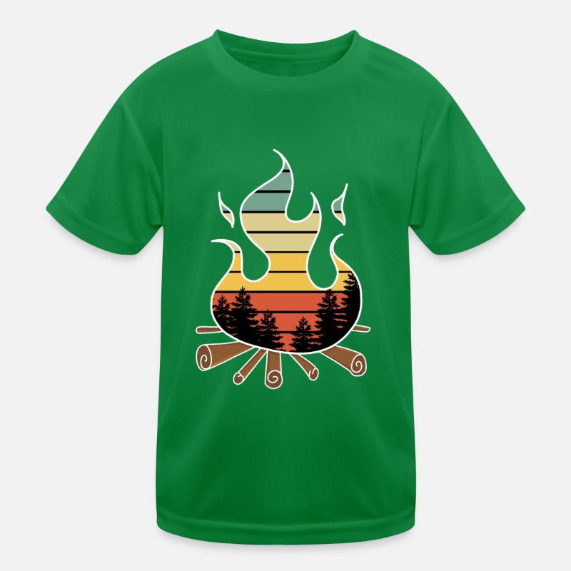 Feu de camp T-shirt sport Enfant