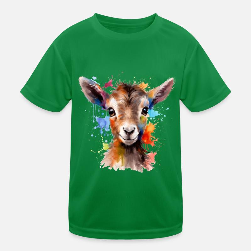 Bébé chèvre, chevreau T-shirt sport Enfant