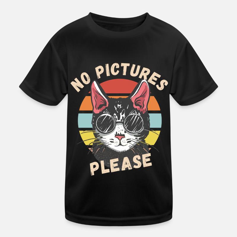 Keine Bilder bitte Kinder Funktions-T-Shirt