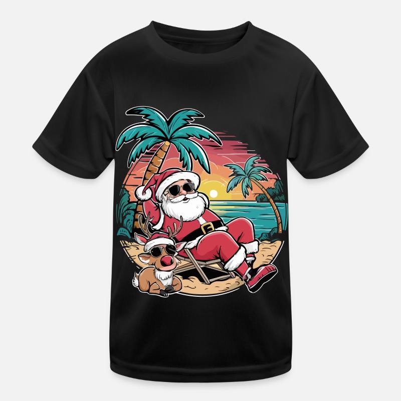 Weihnachten im Juli Kids Functional T-Shirt