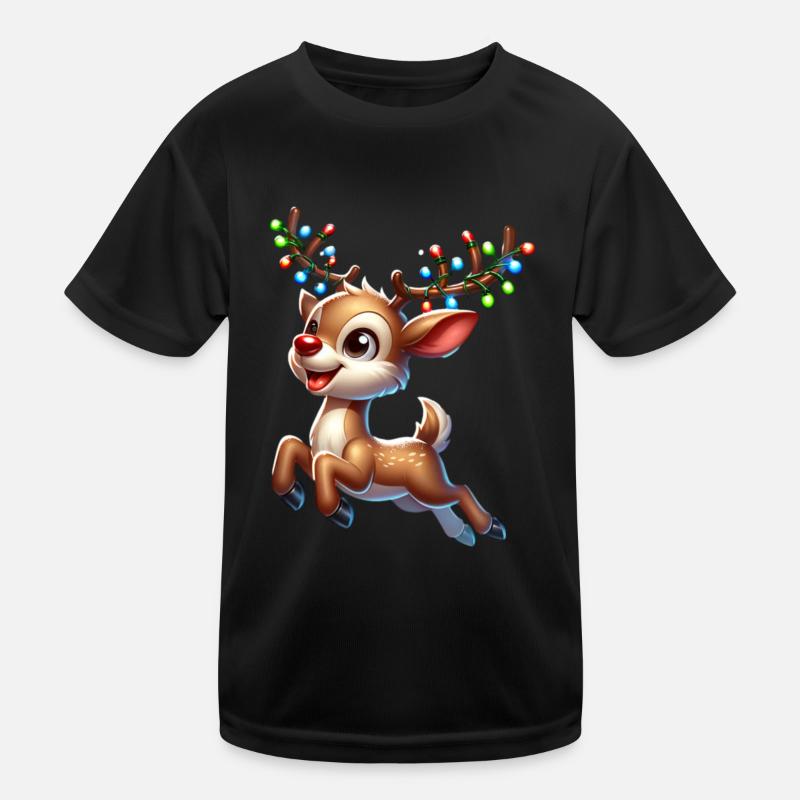 Noël Renne Noël T-shirt sport Enfant