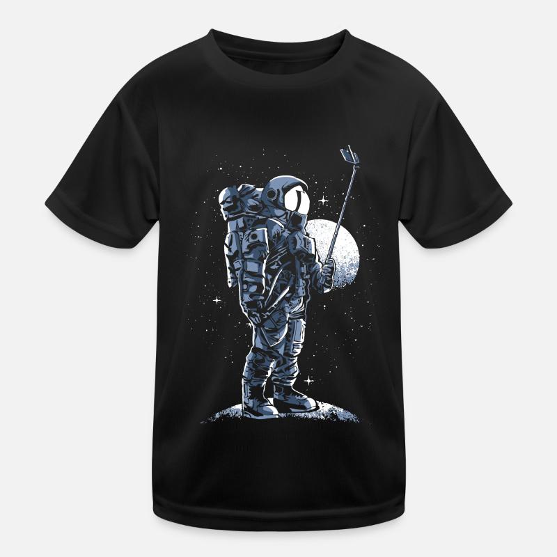 Astronaut Kinder Funktions-T-Shirt