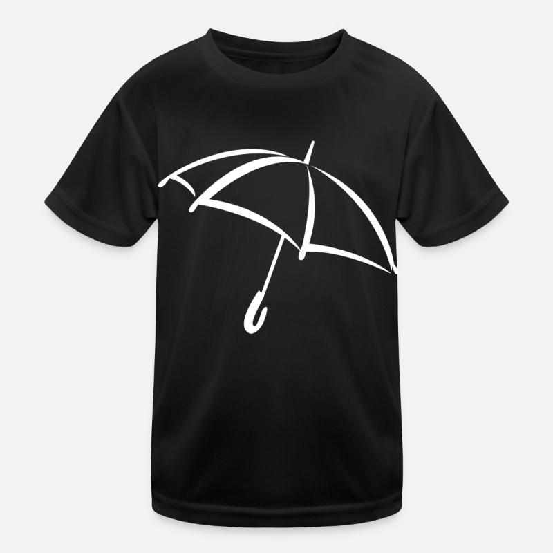 Regenschirm Kinder Funktions-T-Shirt
