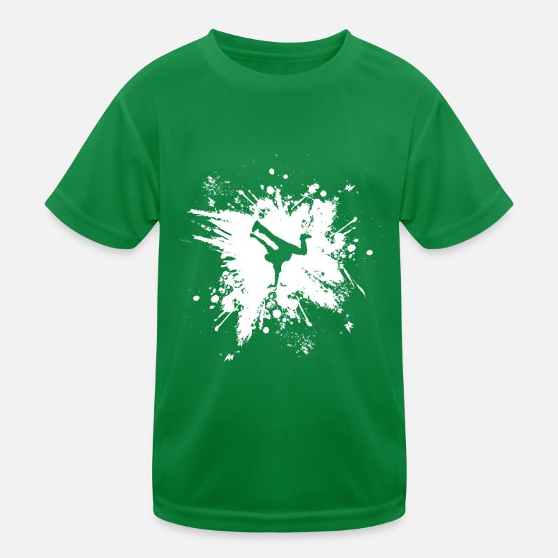 Breakdance Kinder Funktions-T-Shirt