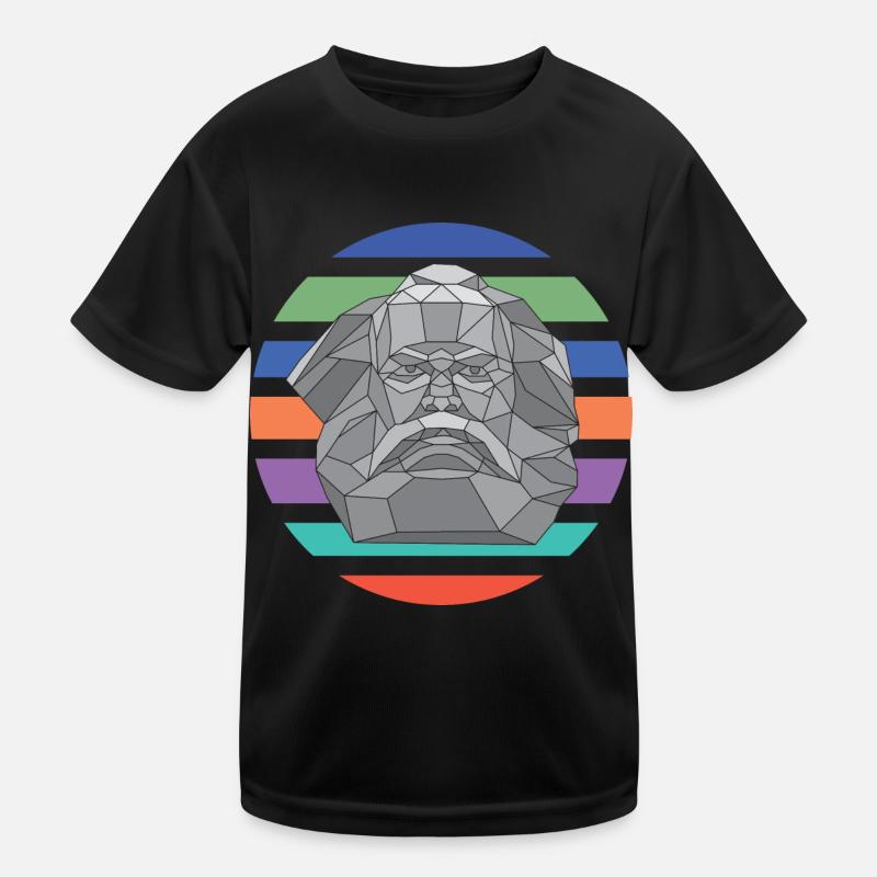 Karl Mag's complementary | Karl Marx - round retro Kids Functional T-Shirt