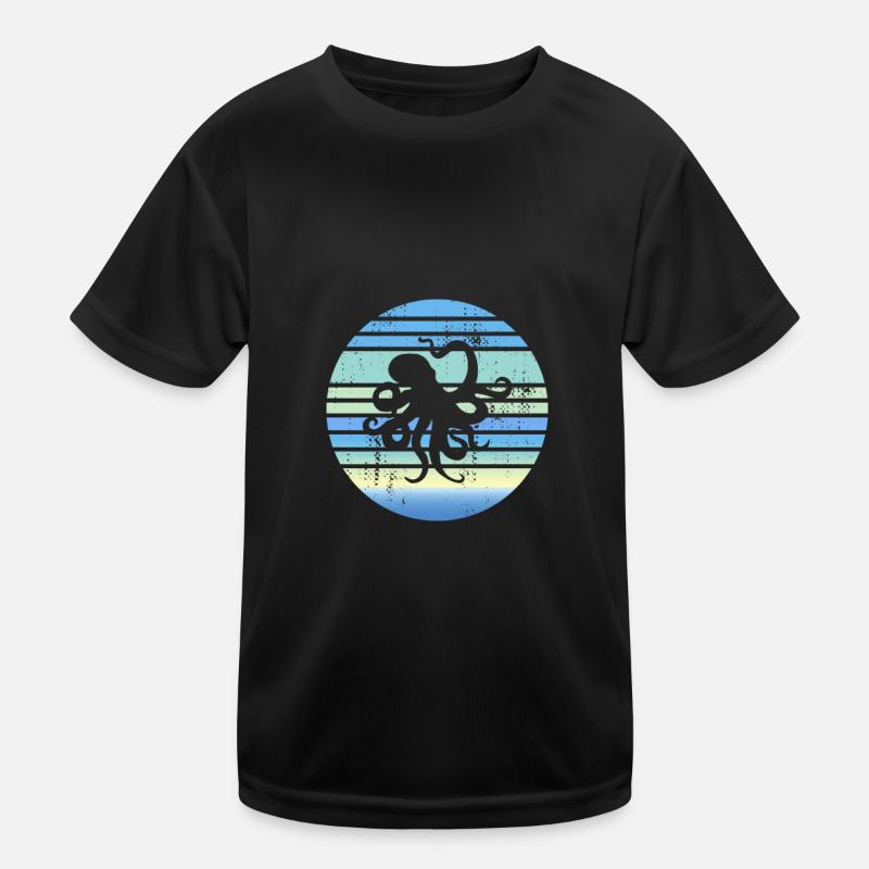 Octopus Meeresbiologe Kinder Funktions-T-Shirt