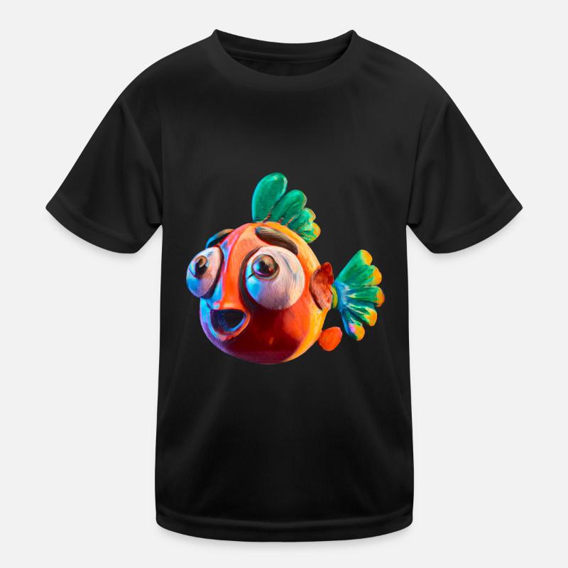 Shocking goldfish Kids Functional T-Shirt