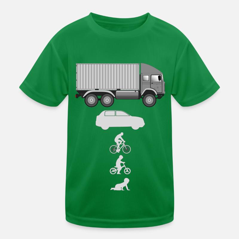 Evolution Container LKW Kinder Funktions-T-Shirt