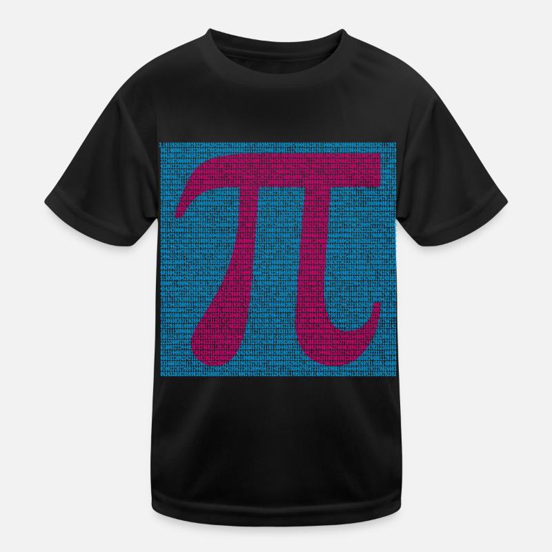 Nombre Pi T-shirt sport Enfant