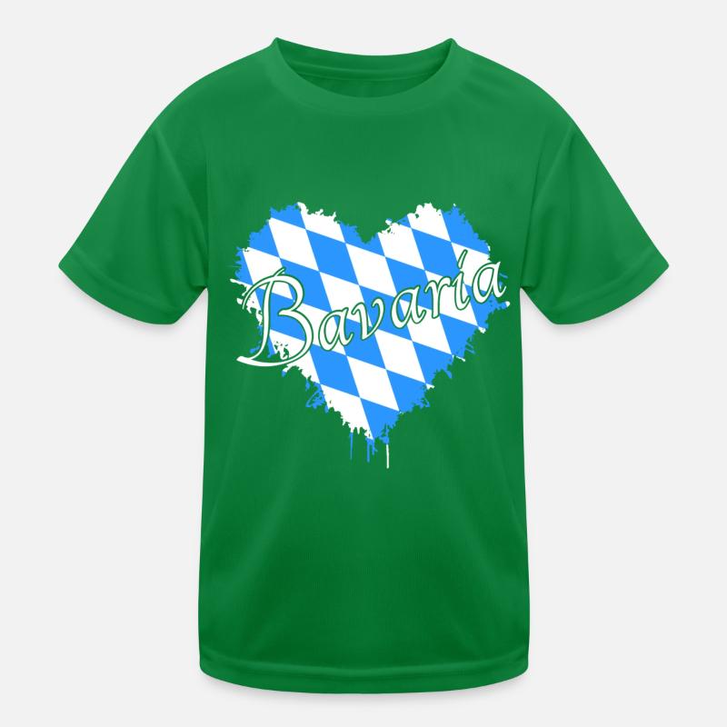 Bavaria Bayern Kinder Funktions-T-Shirt