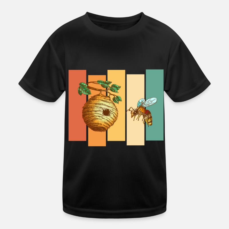 Bee Beehive Kids Functional T-Shirt