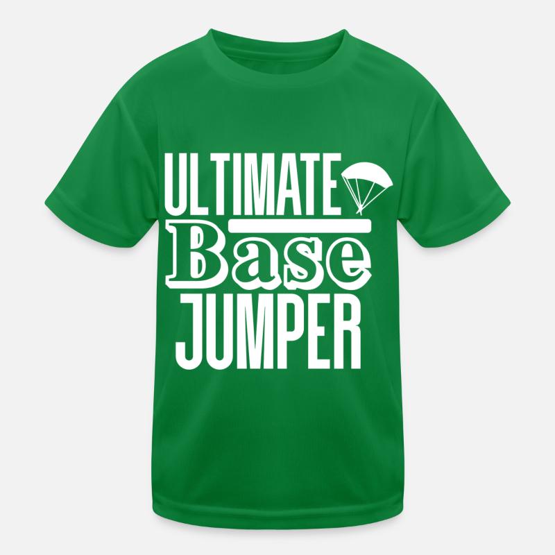 Base Jumping Kinder Funktions-T-Shirt