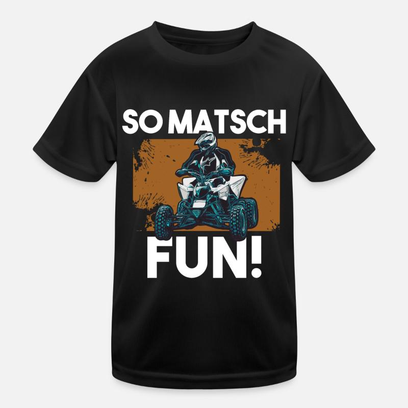 Quad Kinder Funktions-T-Shirt