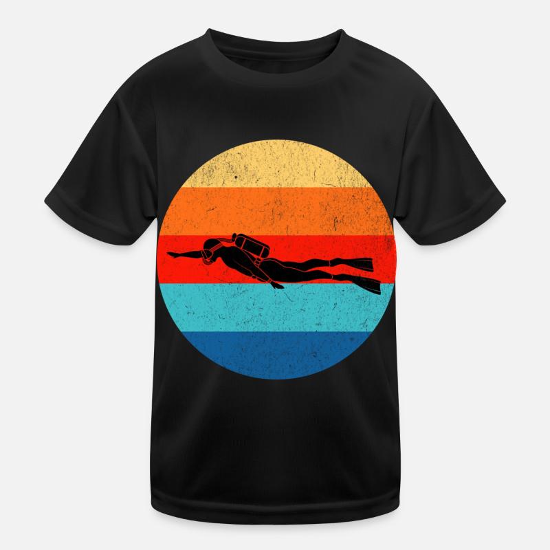 Tauchen Taucher Kinder Funktions-T-Shirt