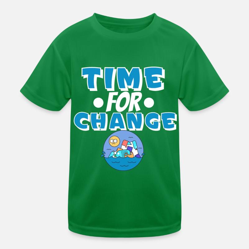 Climate change Climate protection Kids Functional T-Shirt