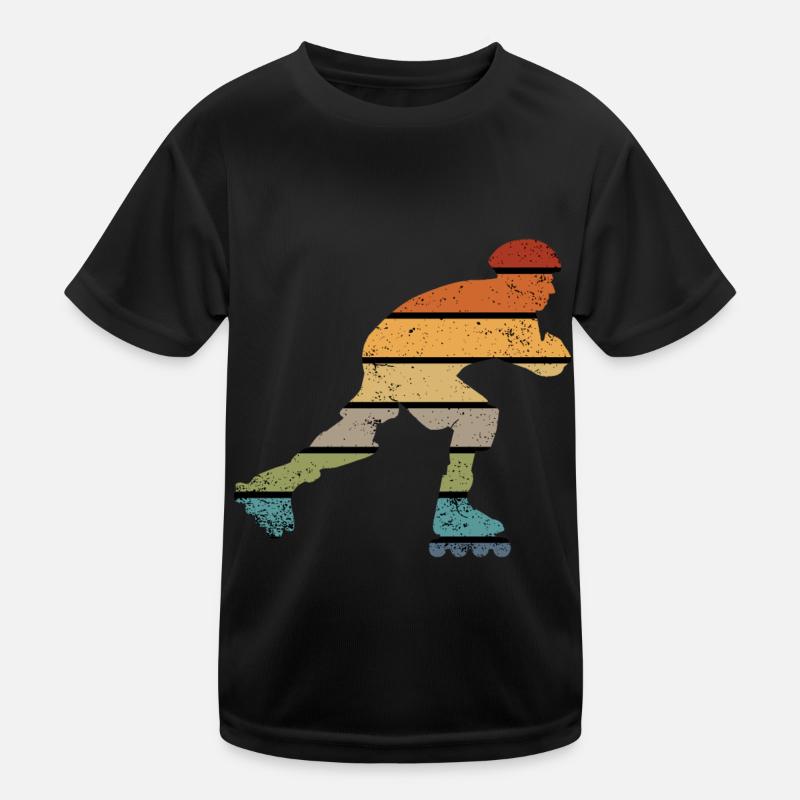 Rollerblades Rollerblades - Kinder Funktions-T-Shirt - Schwarz