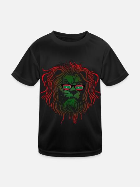 Maldives - T-shirt sport Enfant - noir - Devant