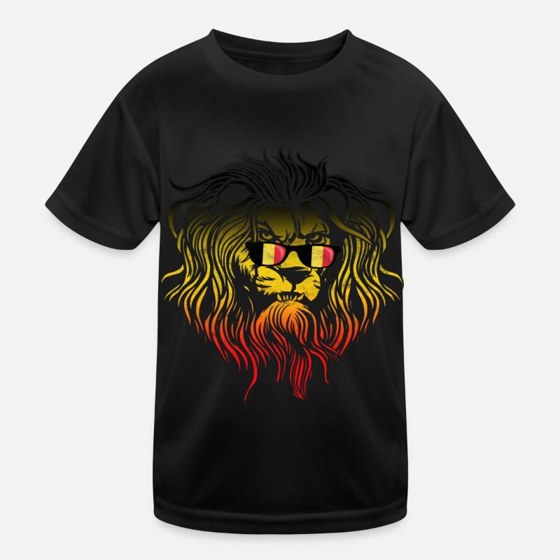 Belgien Kinder Funktions-T-Shirt