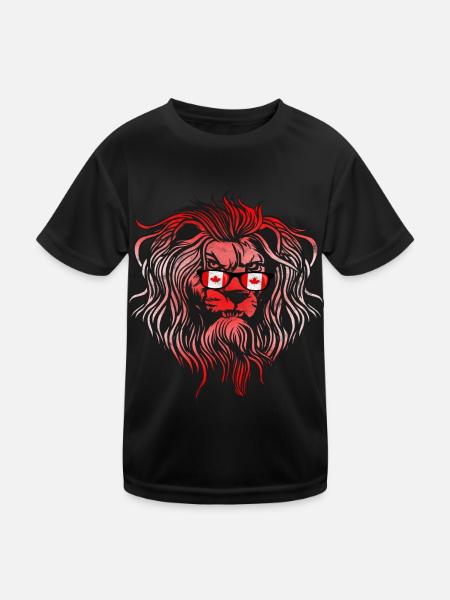 Canada - Kids Functional T-Shirt - black - Front
