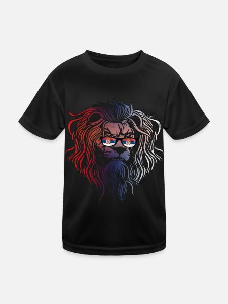 Serbia - Kids Functional T-Shirt - black - Front